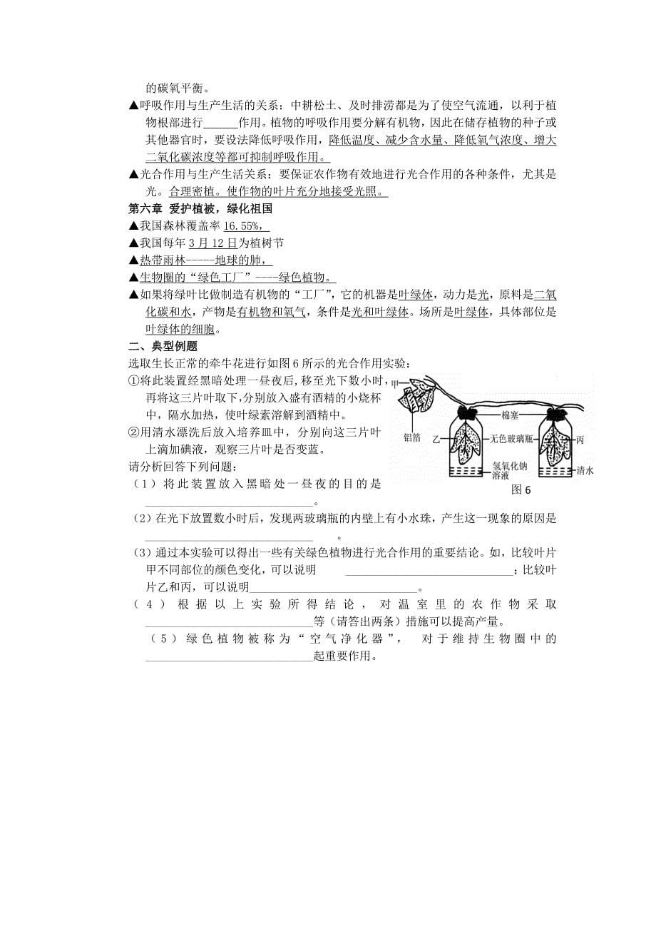 七年级上册单元三复习教案_第5页