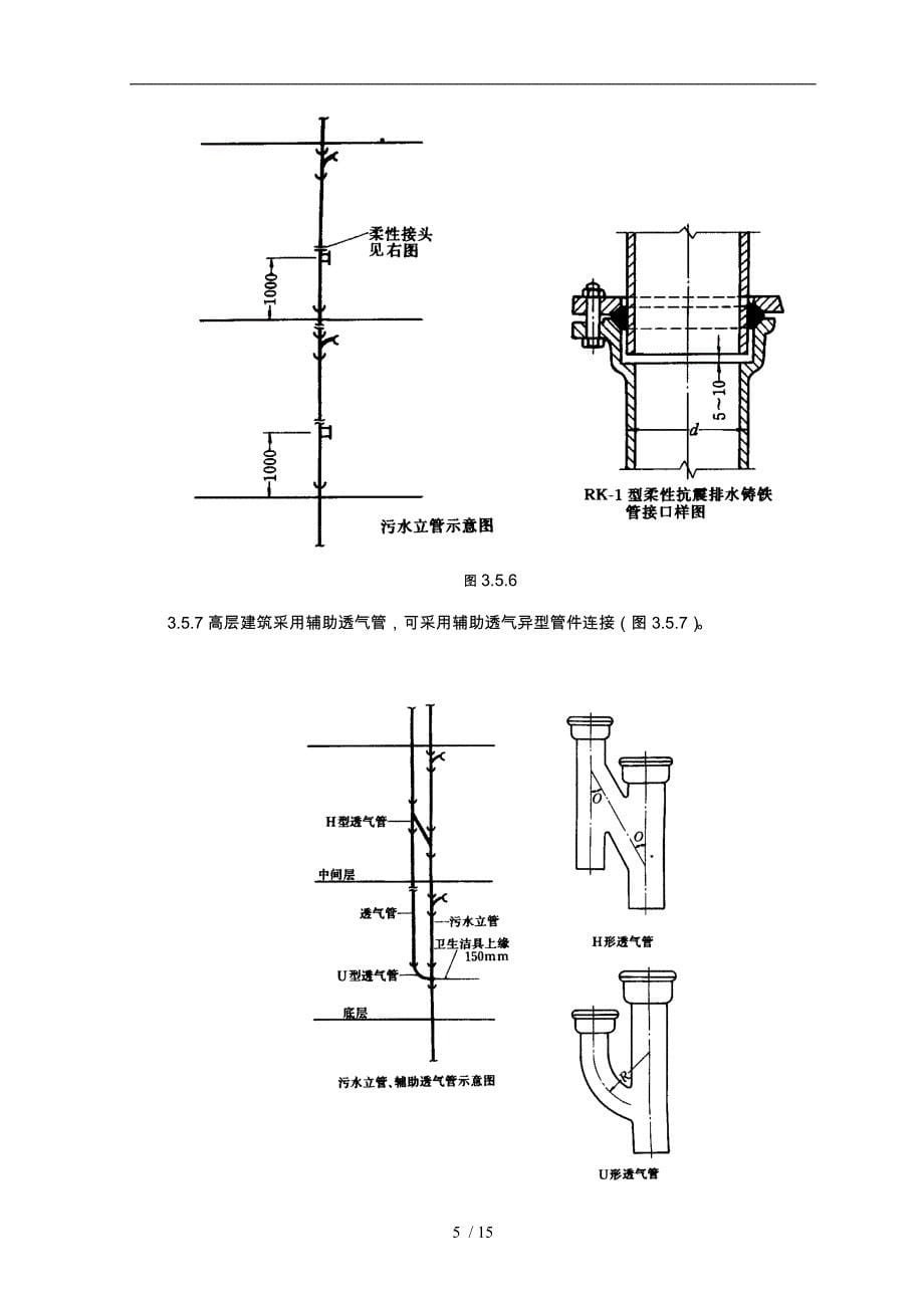 室内铸铁排水管道安装施工工艺标准[详]_第5页