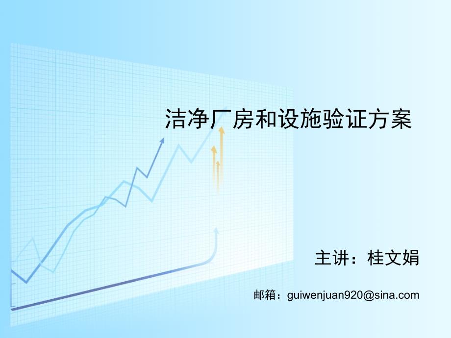 洁净厂房和设施验证方案.ppt_第1页