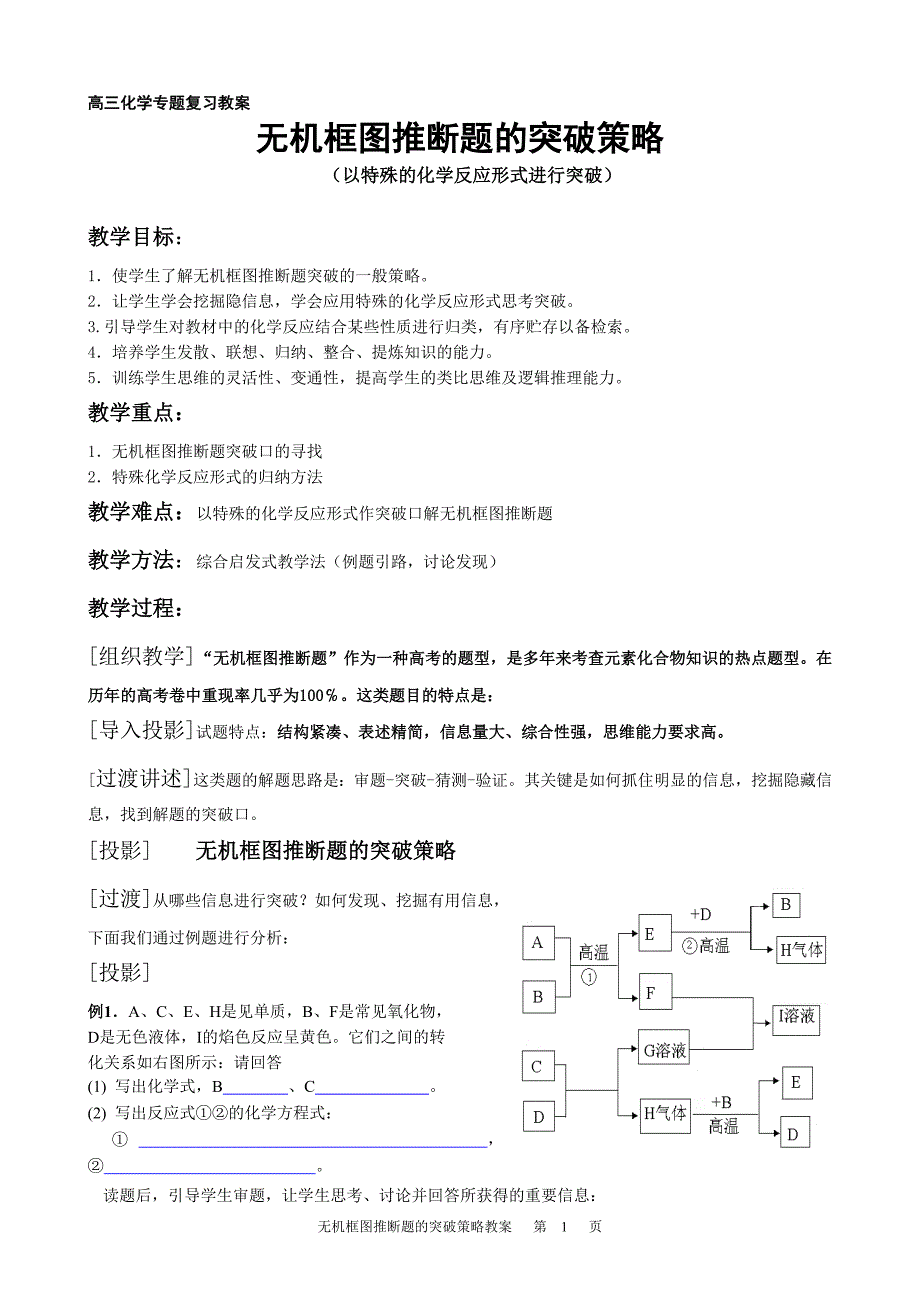 高三化学专题复习教案_第1页