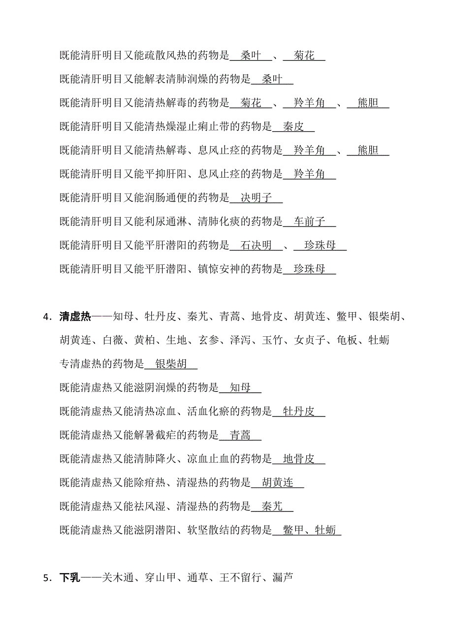 归纳最全面最完整中药学表格_第2页