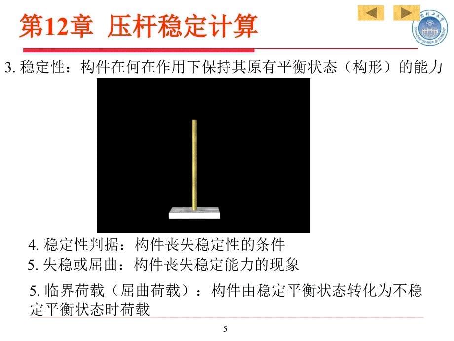 材料力学课件：第12章 压杆稳定计算_第5页