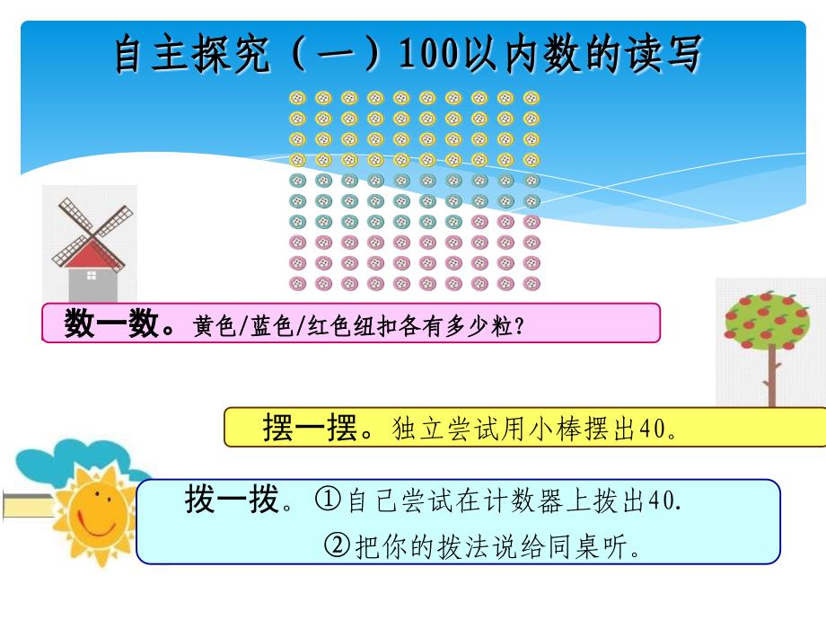 人教版小学一年级数学下册《100以内数的读写》课件_第3页