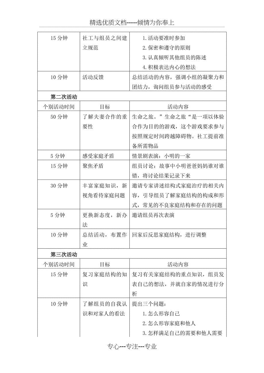 社会小组活动方案(共9页)_第5页