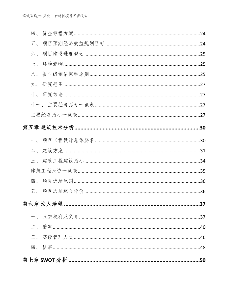 江苏化工新材料项目可研报告_第2页