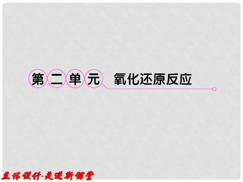 高考化学一轮复习 专题2第2单元 氧化还原反应知识研习课件 苏教版_第1页