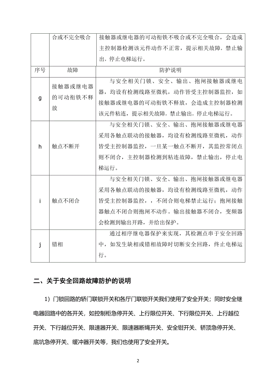 电梯电气故障防护说明.doc_第2页