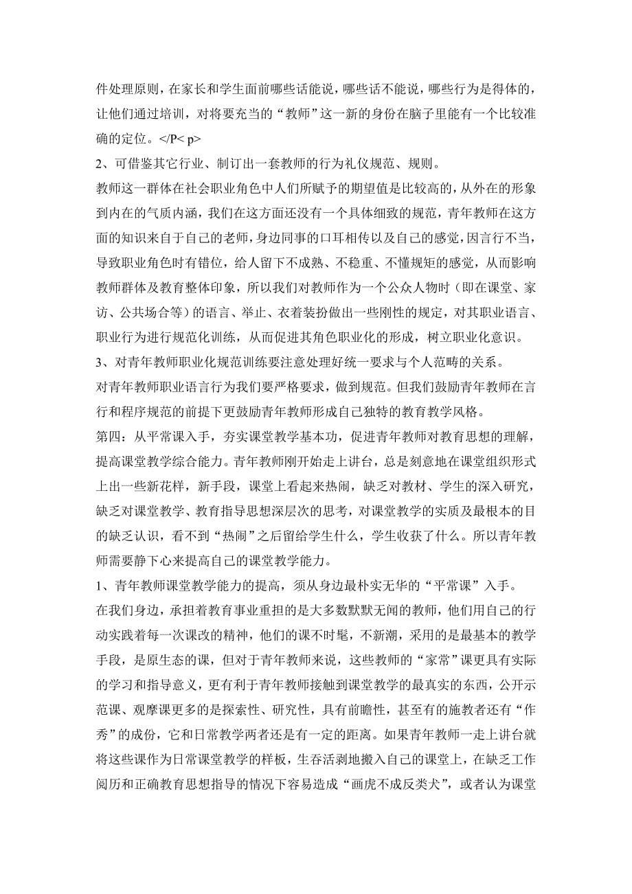 青年教师培养中的几个策略.doc_第5页