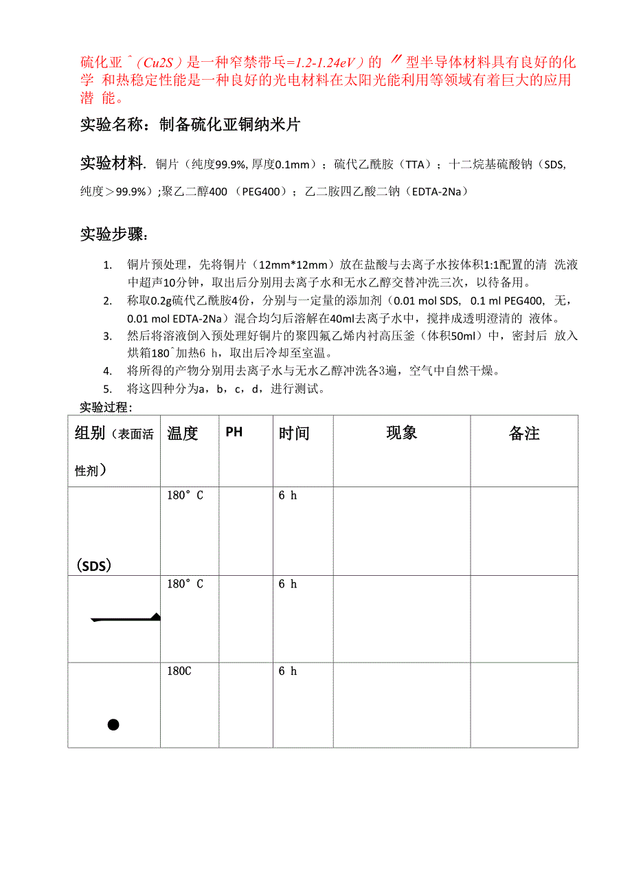 制备Cu2S纳米物质_第1页