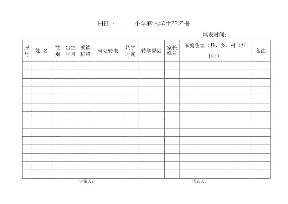 “双高双普”小学表册（教育精品）_第4页