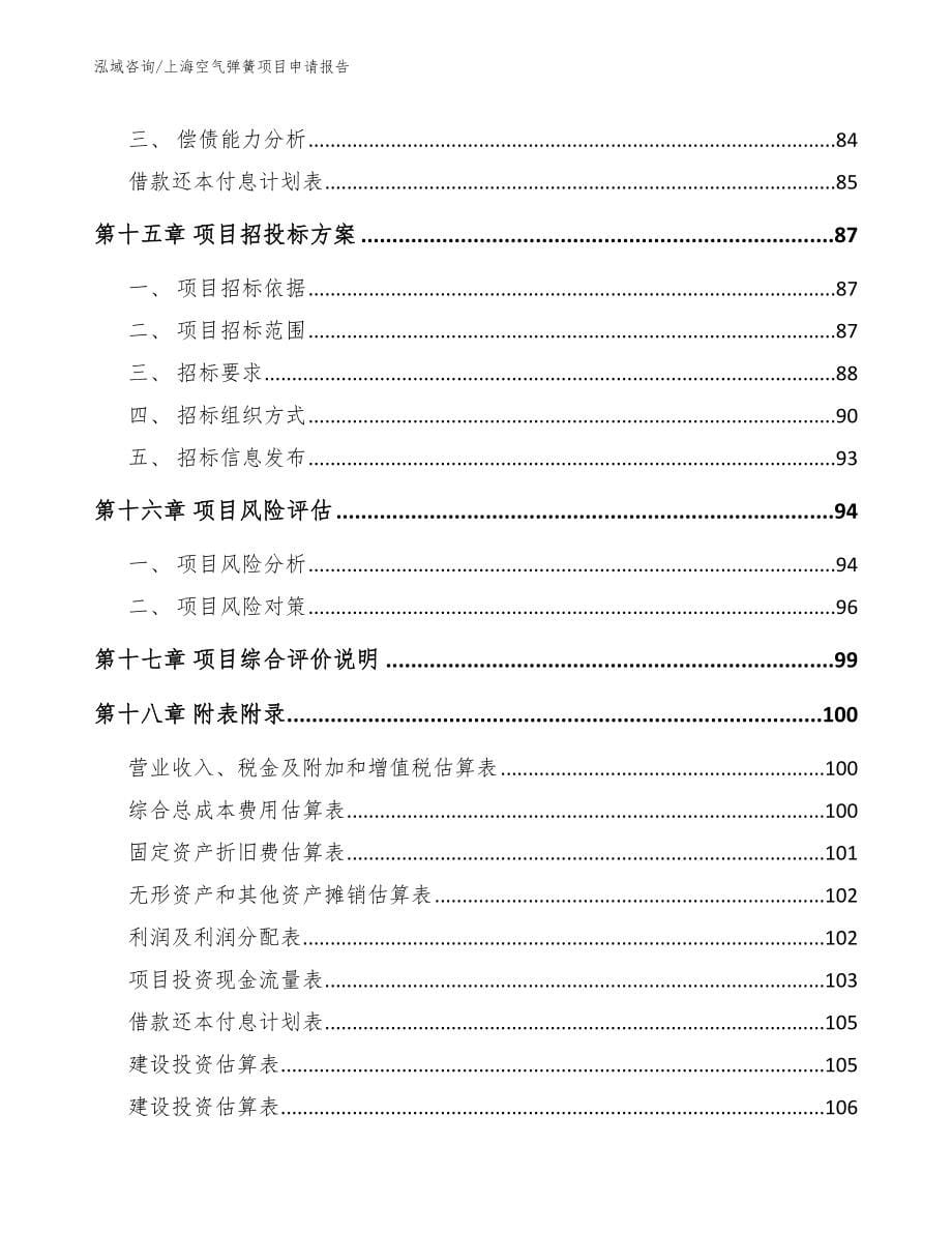 上海空气弹簧项目申请报告_参考范文_第5页