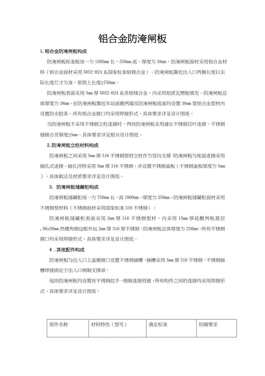 (精品)铝合金防淹闸板.doc_第1页