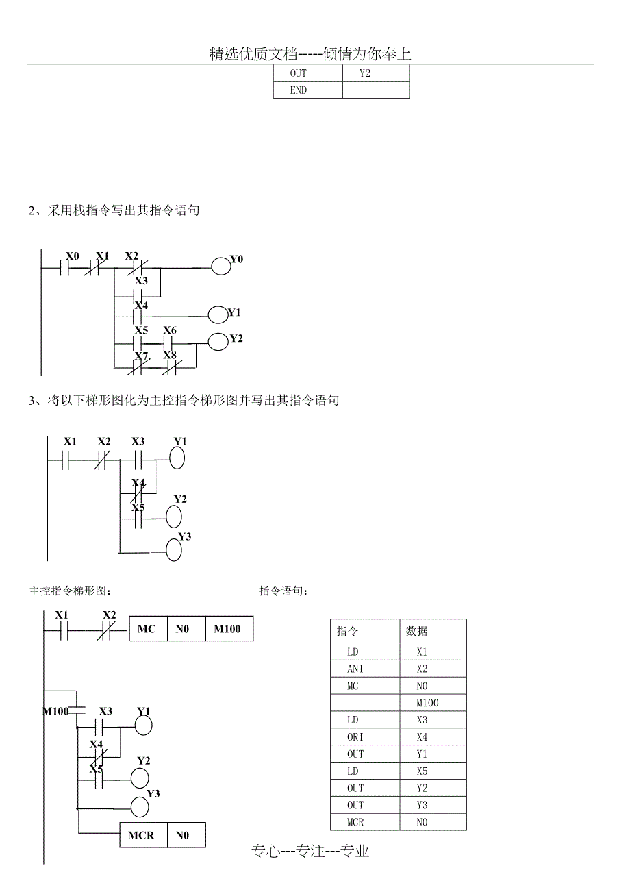 可编程控制器应用技术期末复习卷_第4页