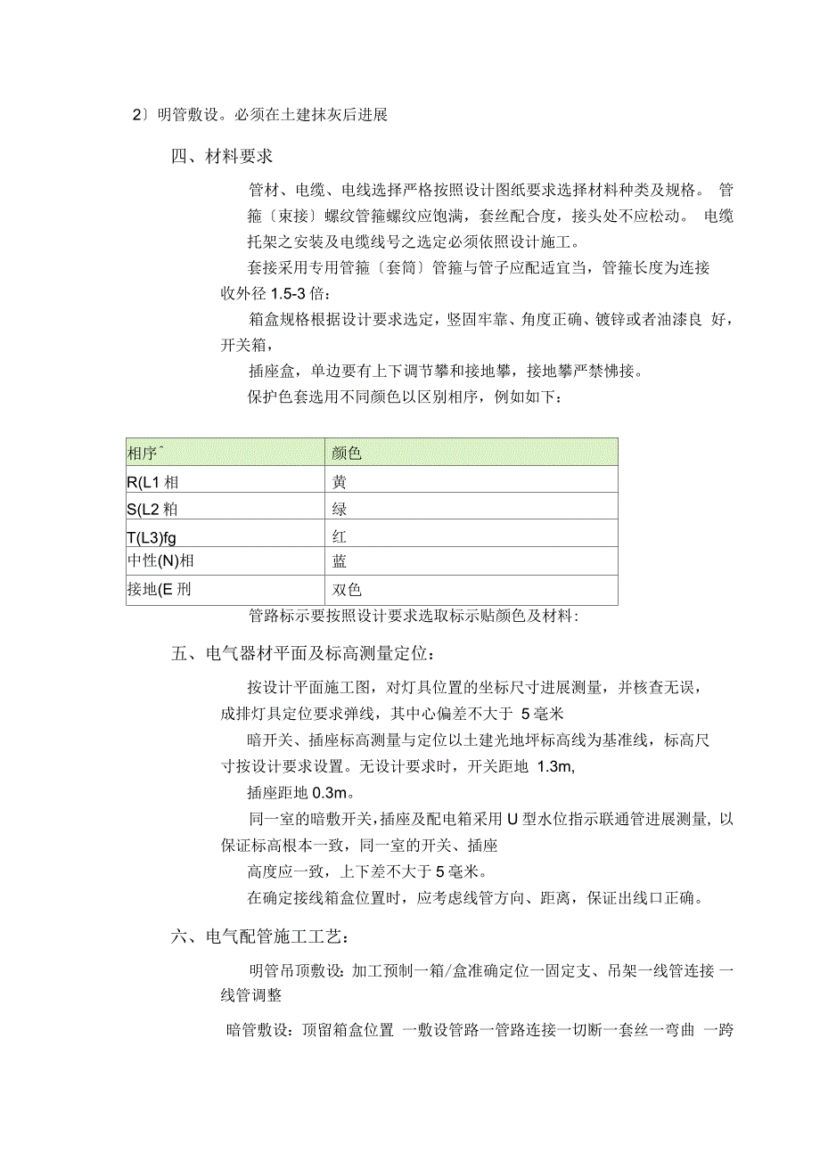 施工配管、配线施工组织方案_第4页