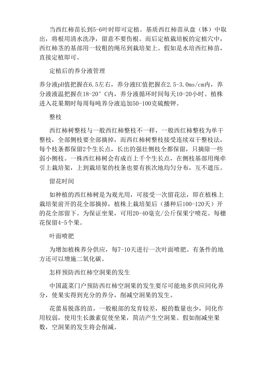 露天西红柿种植技术有哪些要点_第2页