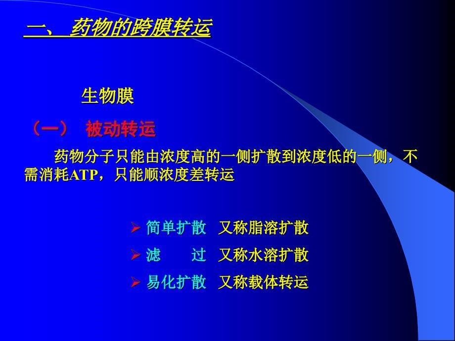 医学课件第三章机体对药物的作用药动学_第5页