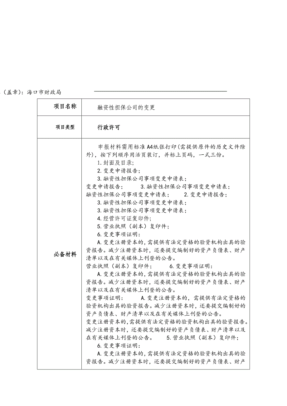 融资担保公司申报流程及相关材料_第3页