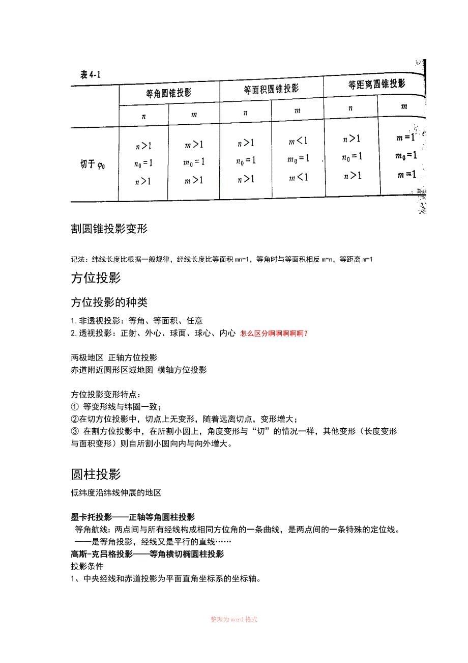 地图学复习整理_第5页