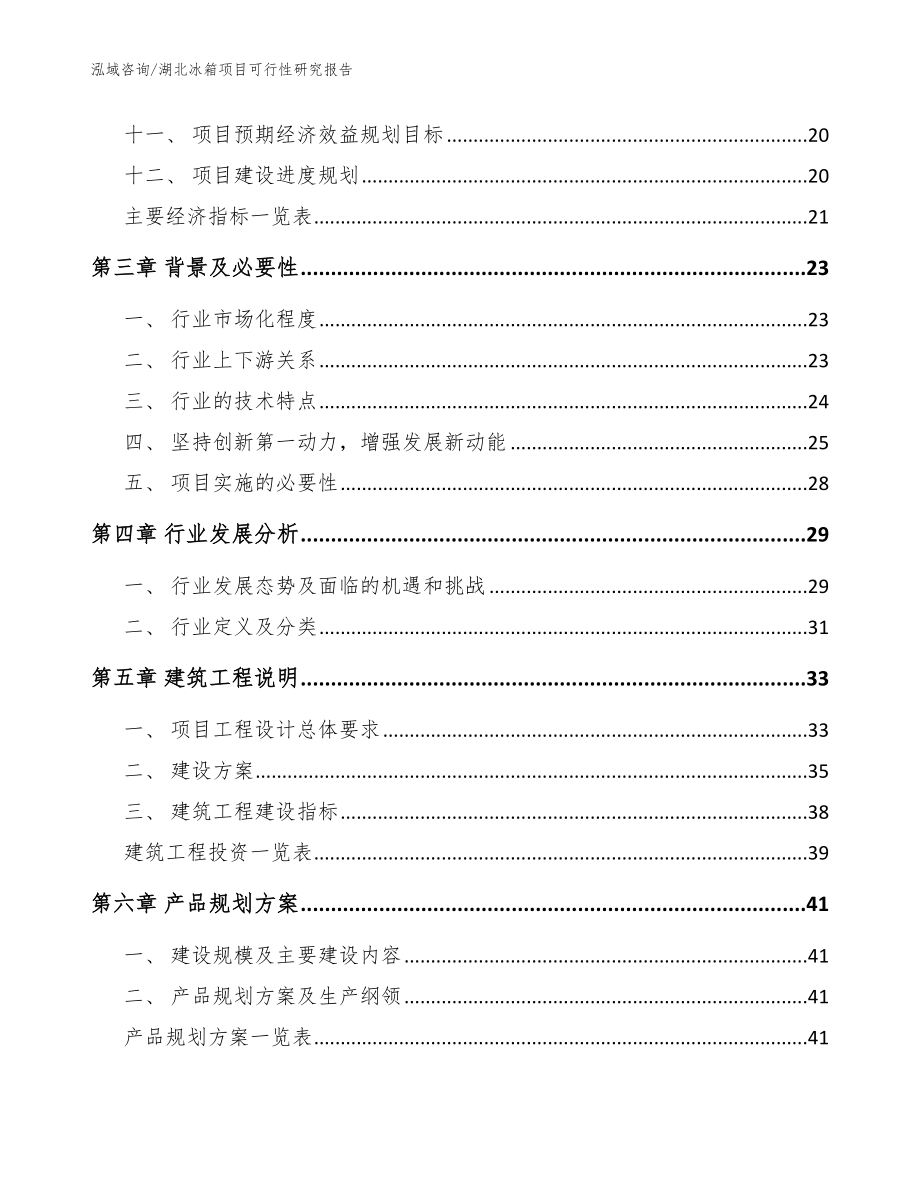 湖北冰箱项目可行性研究报告_模板_第2页