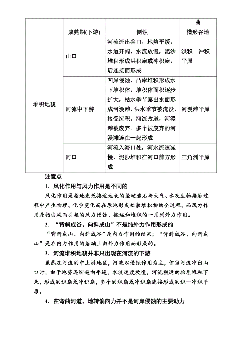 精编【学霸优课】高考二轮：9.3外力作用与地貌教学案含答案_第3页