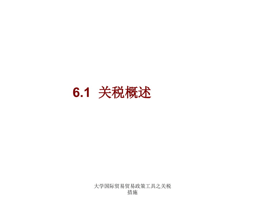 大学国际贸易贸易政策工具之关税措施课件_第2页