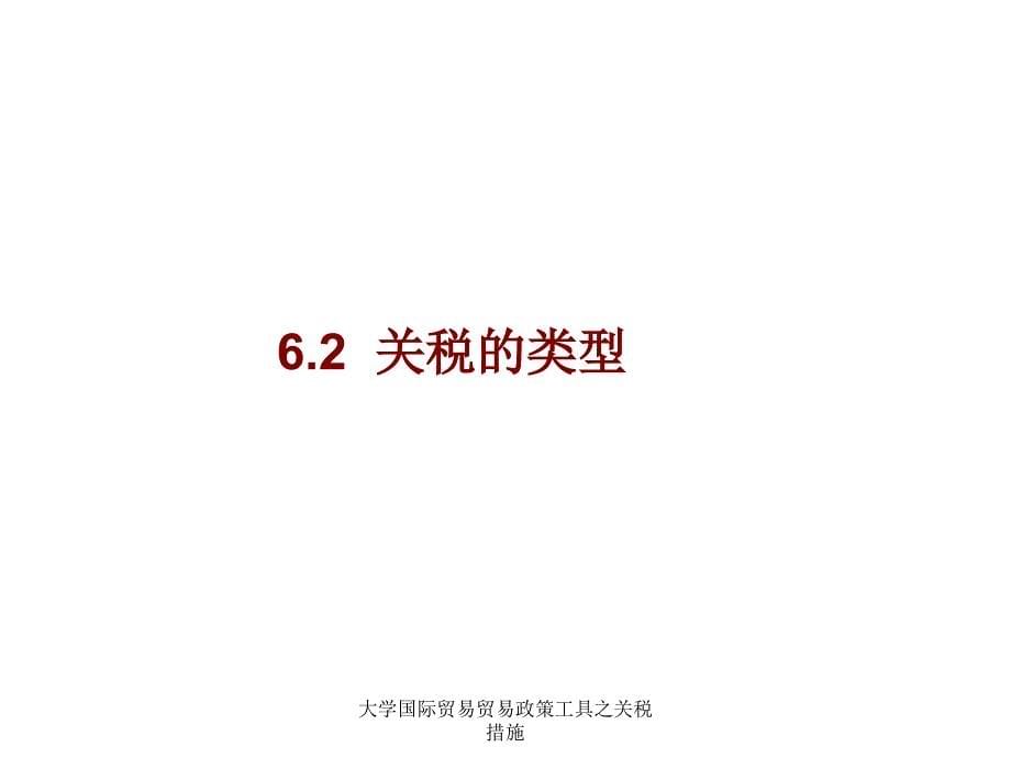 大学国际贸易贸易政策工具之关税措施课件_第5页