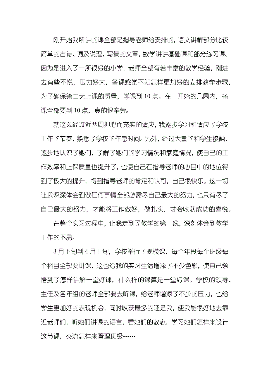 汉语言文学专业教育实习总结_第2页