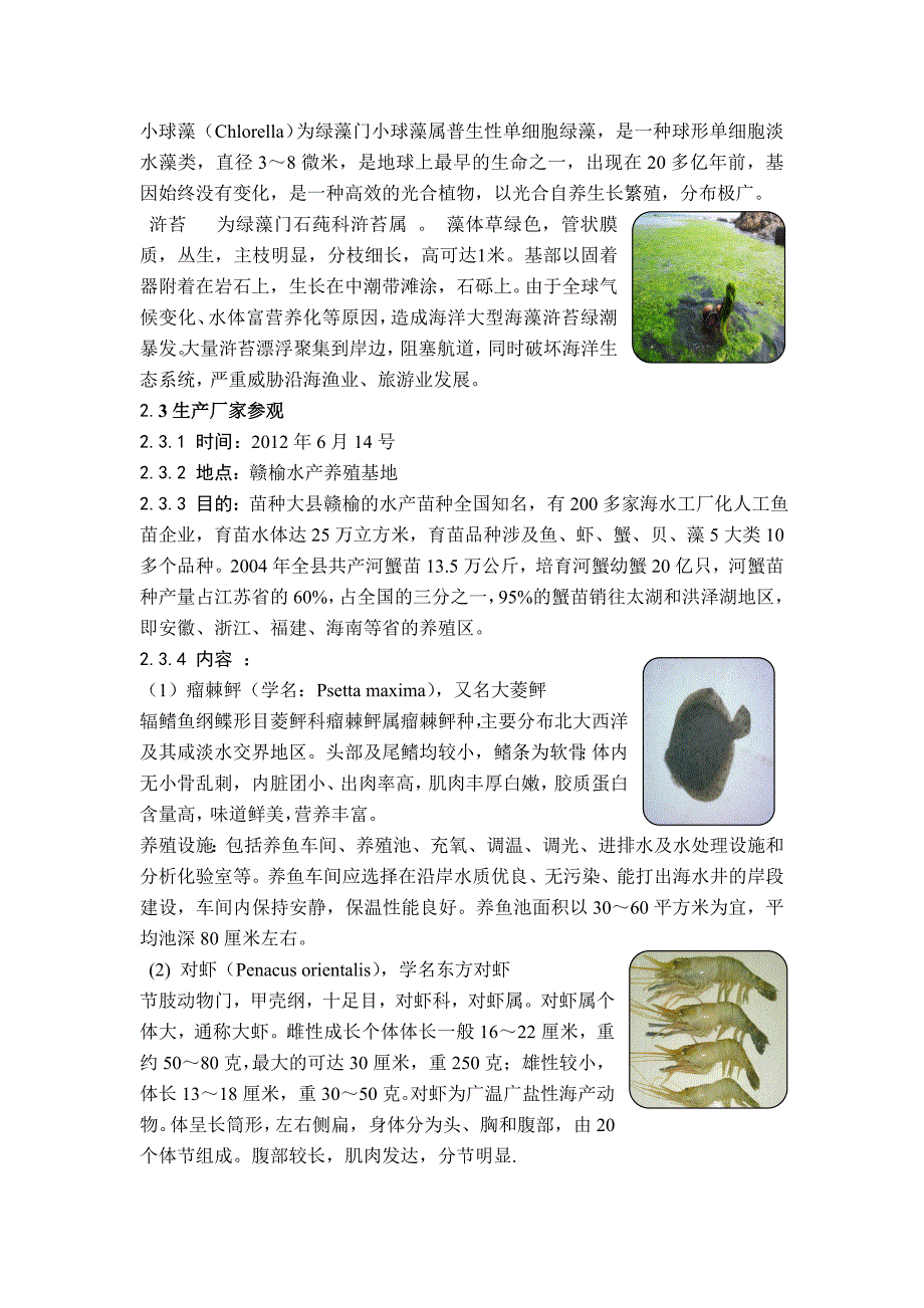 海洋生物资源调查实习报告_第4页