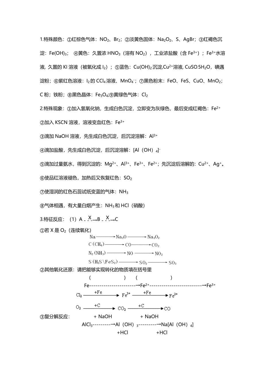 2015年高考化学考前阅读之八-常见无机物及其应用_第5页