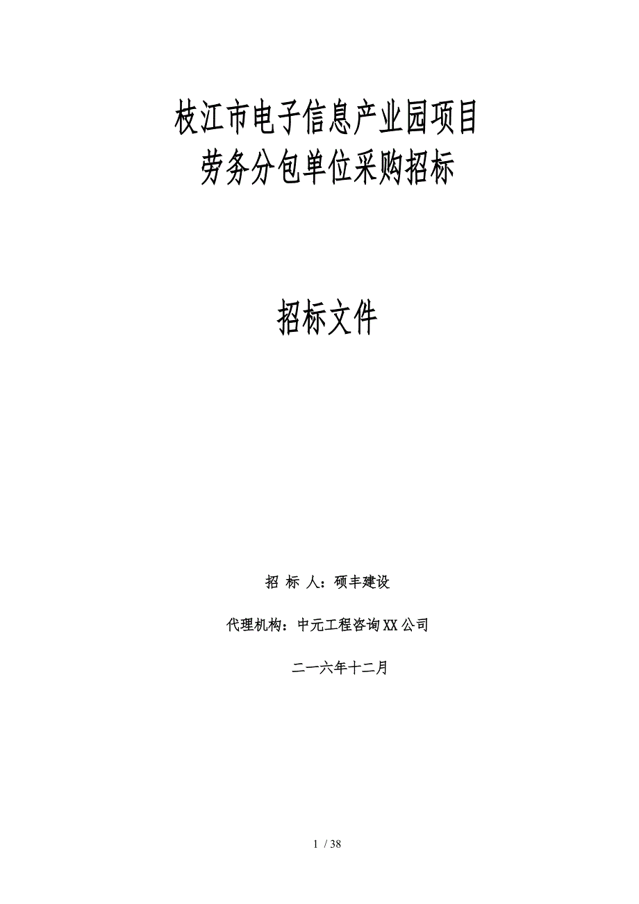 枝江市电子信息产业园项目_第1页