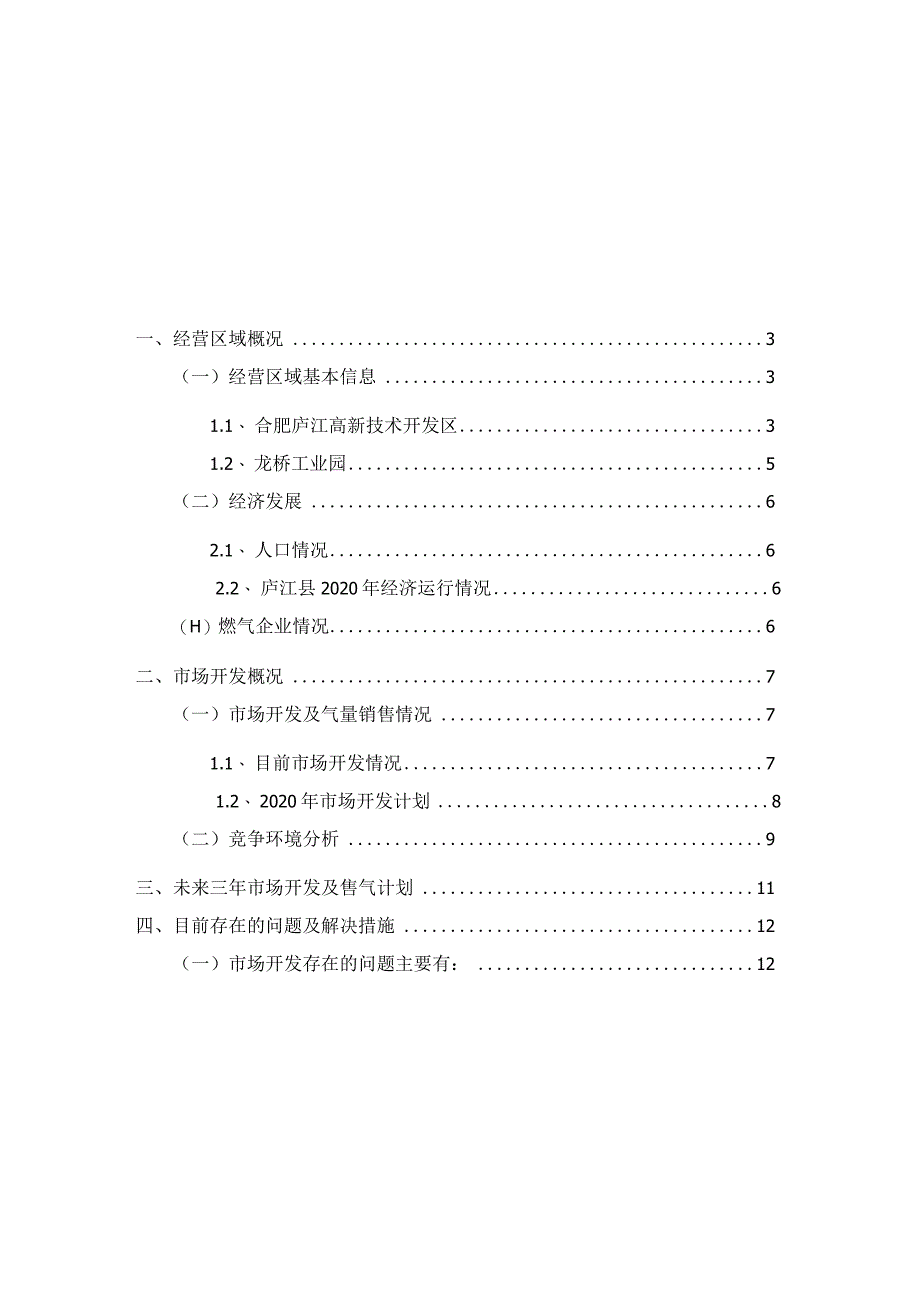 庐江皖能天然气有限公司2020-2022年三年滚动发展计划_第2页