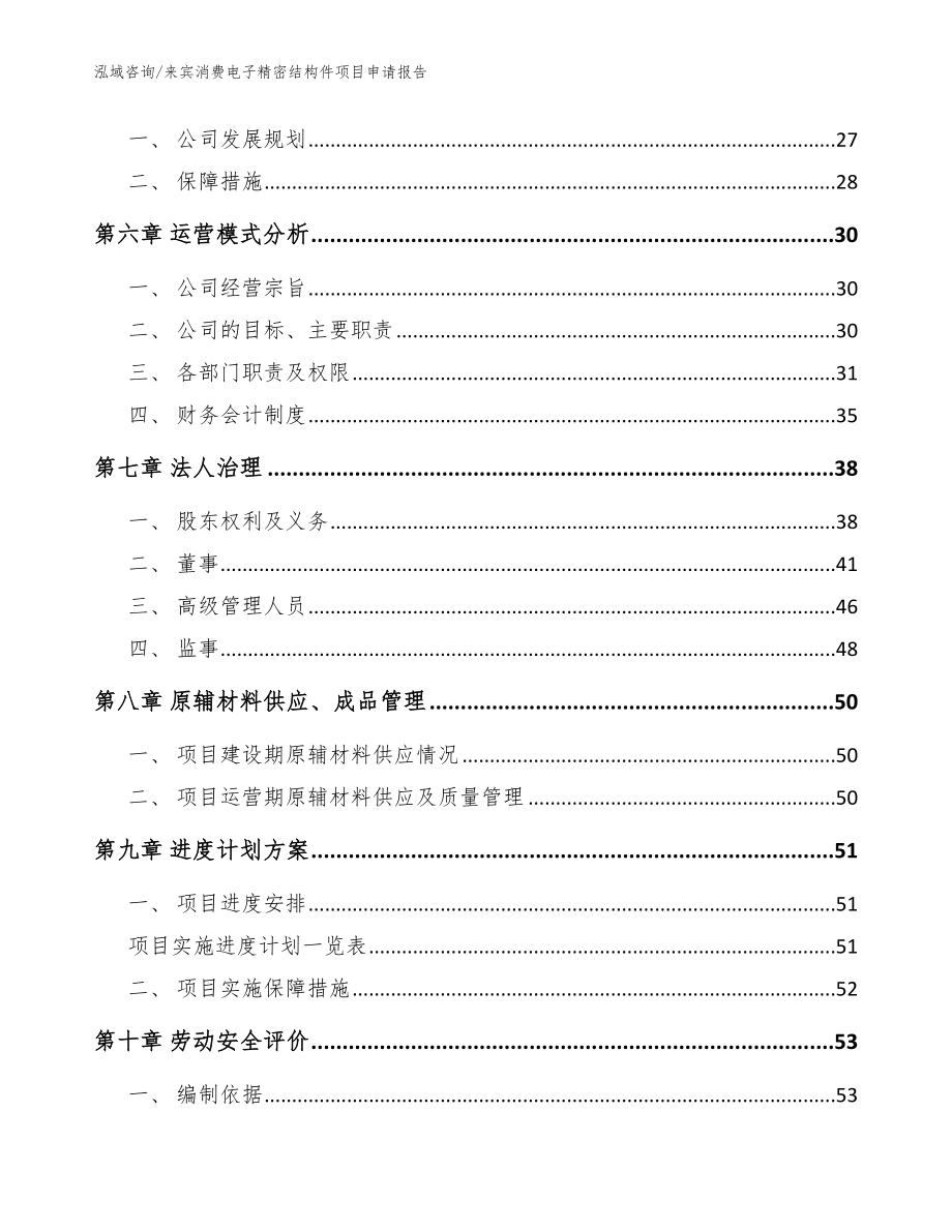 来宾消费电子精密结构件项目申请报告模板范文_第3页