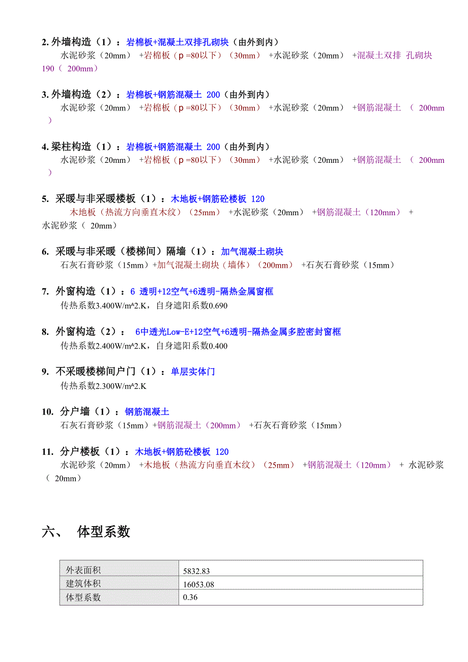 江苏居建2009规定性指标建筑节能计算报告_第4页