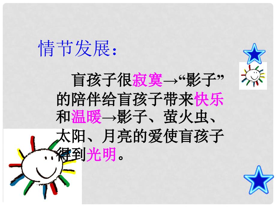 河南省虞城县第一初级中学七年级语文上册 盲孩子和他的影子课件 新人教版_第4页