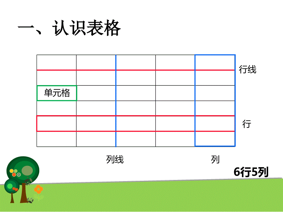 四年级下册信息技术课件9.个性表格巧制作人教版共11张PPT_第4页