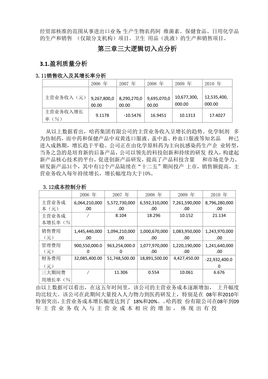 医药行业财务报表分析---以哈药股份公司为例_第3页