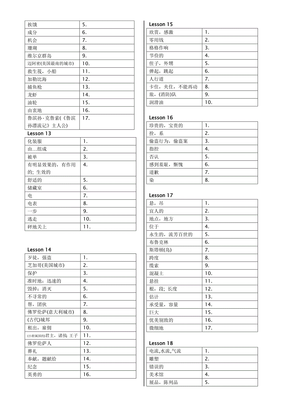 新概念第三册单词表默写用_第3页