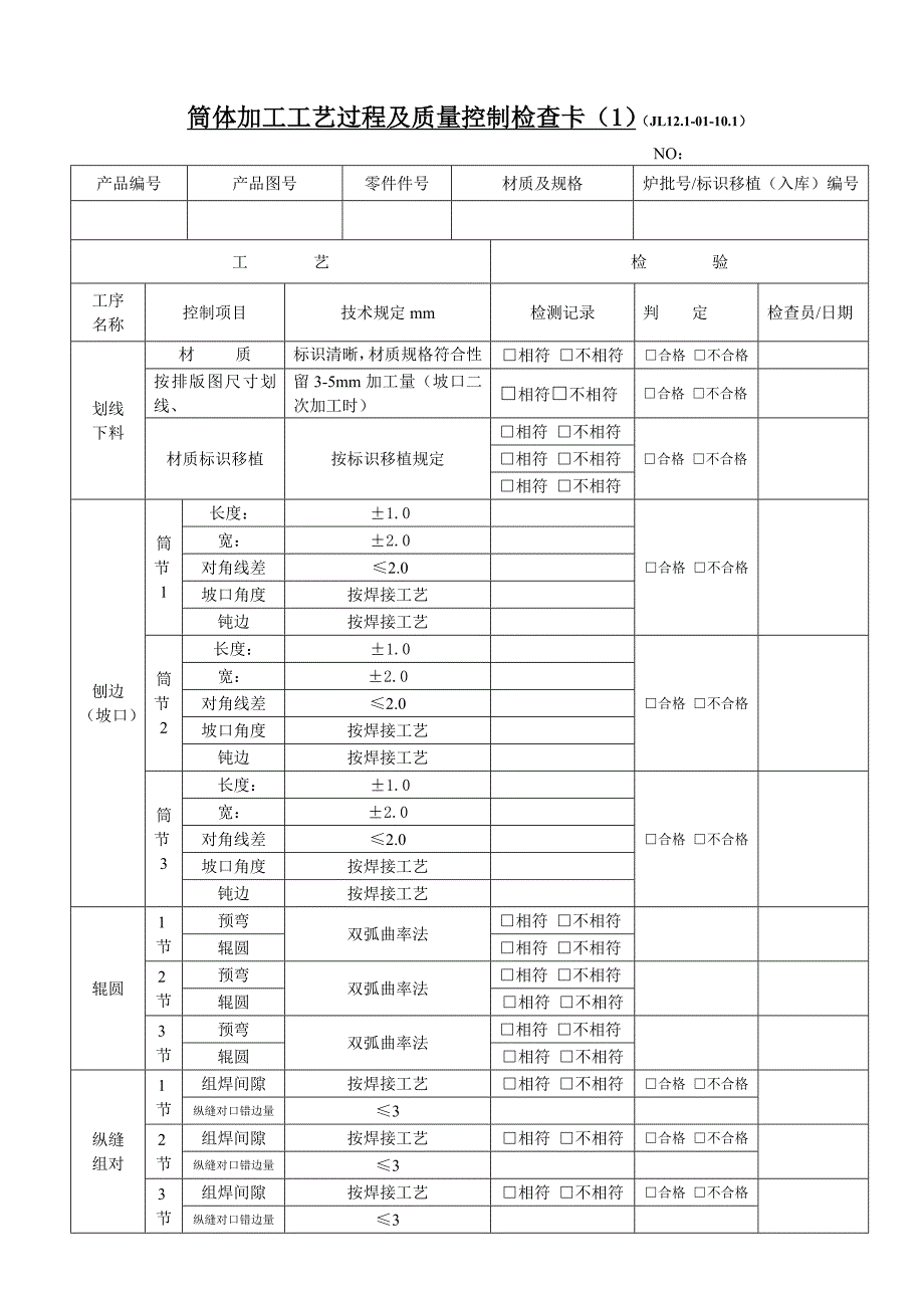 产品质量控制检验记录卡剖析_第4页