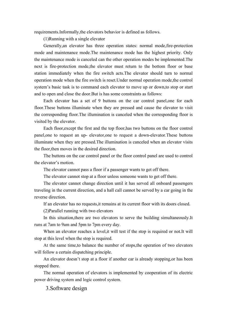 外文翻译基于PLC电梯控制系统的设计与实践_第3页