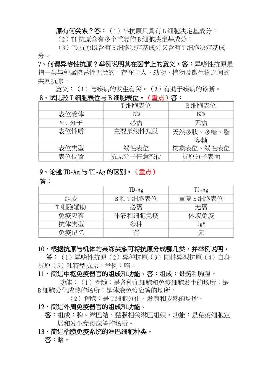 (整理)免疫大题范围_第2页