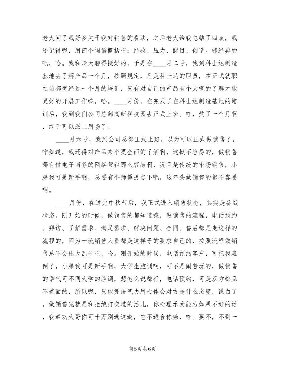 软件销售业务员个人工作总结（3篇）.doc_第5页