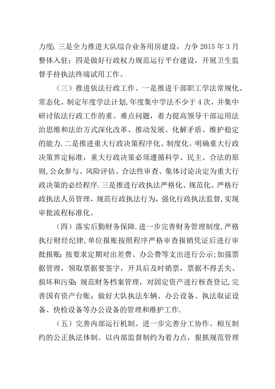 某年卫生执法监督大队工作计划.docx_第2页