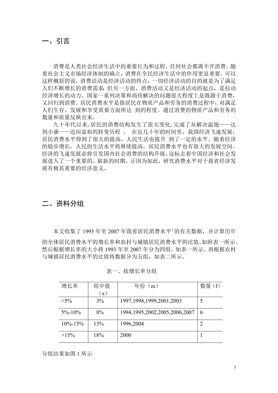 统计学论文作业期末论文江西省居民消费水平变动分析_第4页