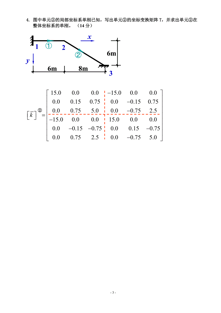 07级《结构力学》(二)试卷B_第3页