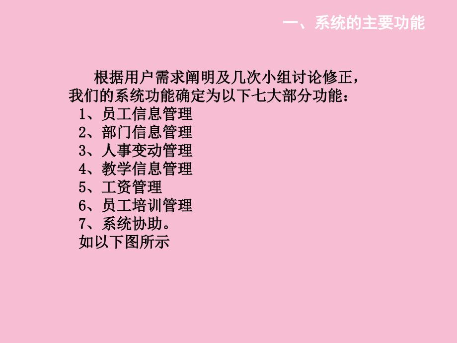 人事管理系统数据库分析与设计ppt课件_第3页