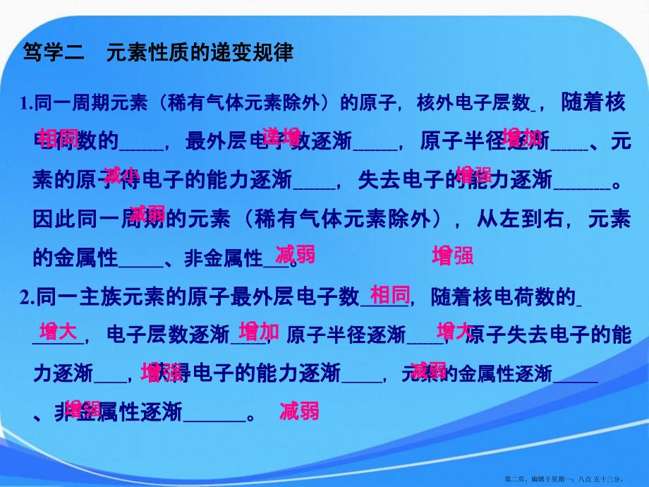 高中化学苏教必修二113元素周期表及其应用课件苏教必修2课稿_第2页