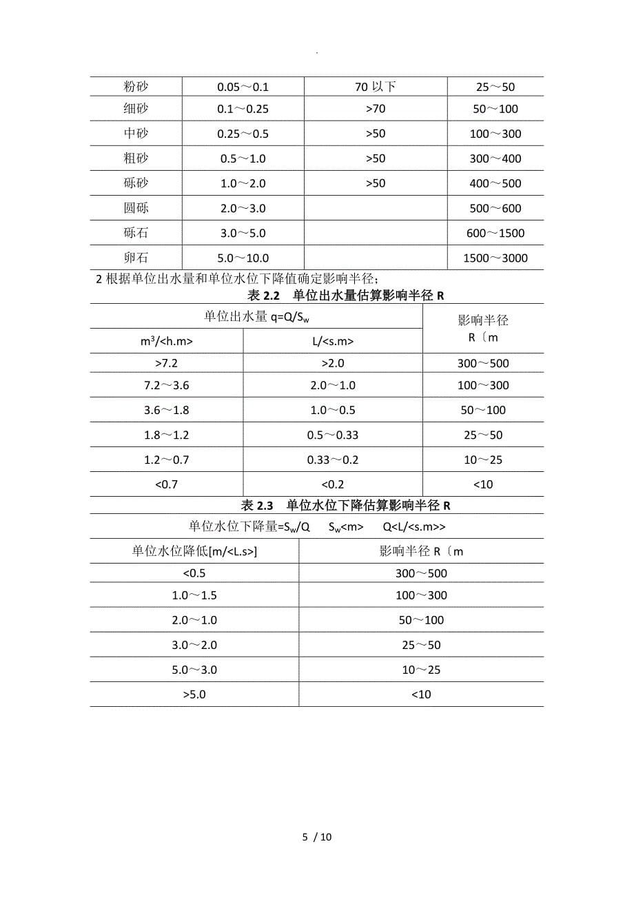 管井设计涌水量计算_第5页