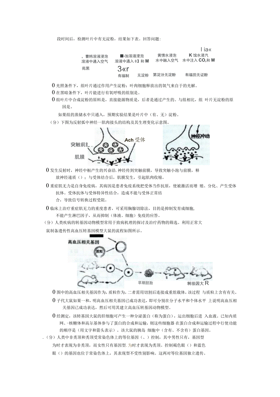 广西南宁二中2012届高三10月月考试生物试题_第3页