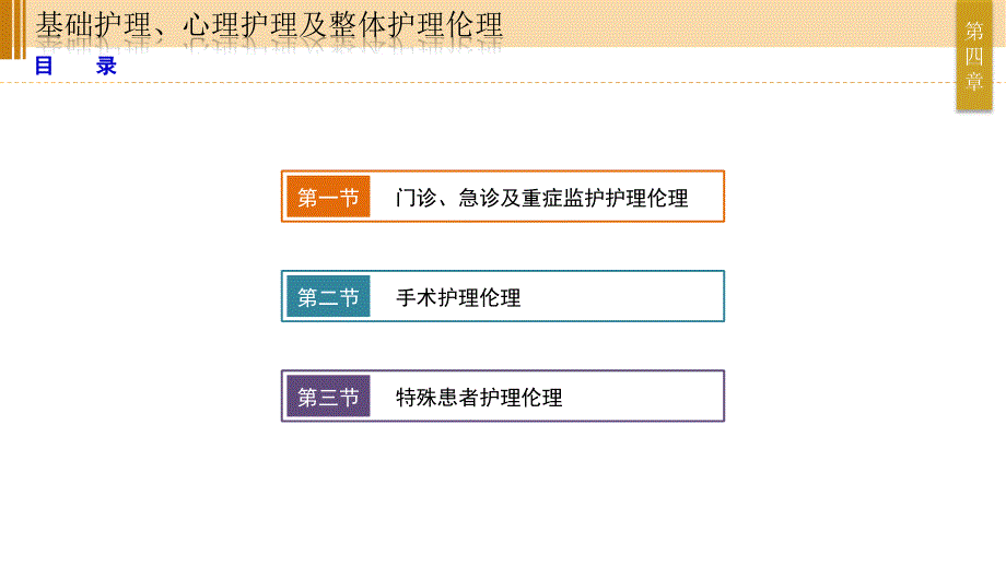 护理伦理与法规 第四章 基础护、心理护理及整体护理伦理_第3页