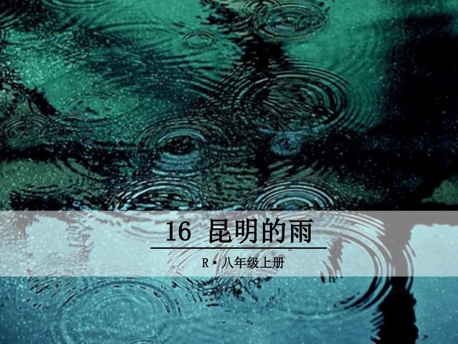 昆明的雨 (2)_第1页